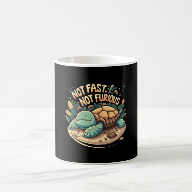 Funny Not Fast Not Furious Coffee Mug (Center)