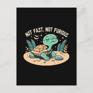 Funny Not Fast Not Furious Enclosure Card