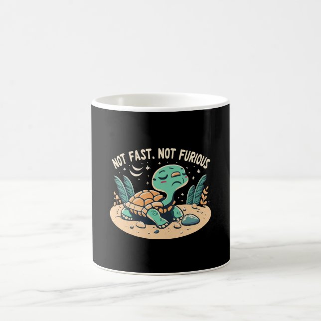 Funny Not Fast Not FuriousFunny Not Fast Not Furio Coffee Mug (Center)