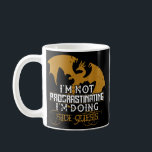 Funny Not Procrastinating Doing Side Quests Coffee Mug<br><div class="desc">Funny Not Procrastinating Doing Side Quests Dragon Gamer Gift. Perfect gift for your dad,  mom,  papa,  men,  women,  friend and family members on Thanksgiving Day,  Christmas Day,  Mothers Day,  Fathers Day,  4th of July,  1776 Independent day,  Veterans Day,  Halloween Day,  Patrick's Day</div>