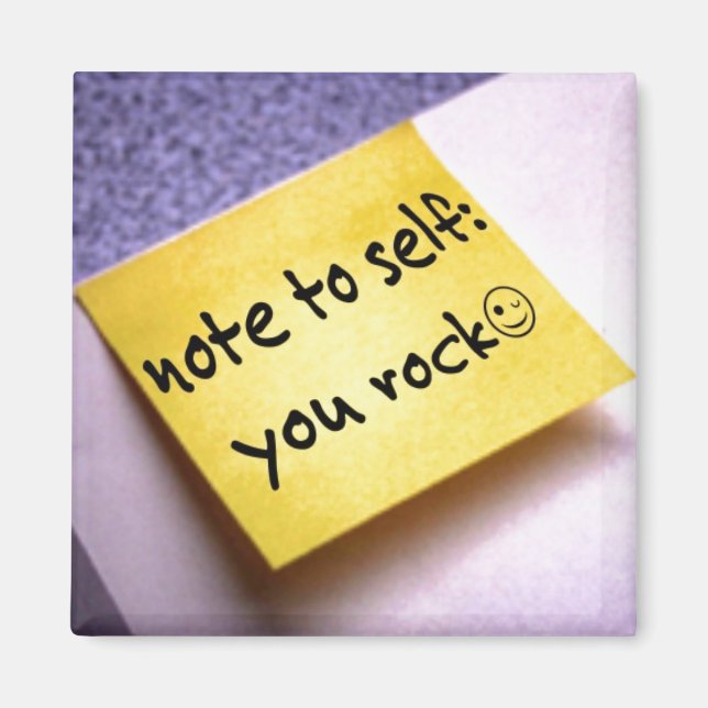 Funny Note to Self Magnet (Front)