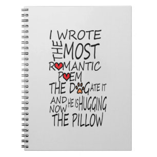 Funny notebook for dog lovers