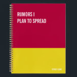 Funny Notebook, Humourous Writing Pad Journal, Not Notebook<br><div class="desc">Funny notebook to use for all your daily reminders,  deep thoughts and grievances,  or for just taking notes at school and work. It makes a great gift.</div>
