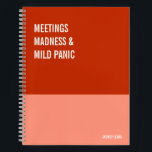 Funny Notebook, Humourous Writing Pad Journal, Not Notebook<br><div class="desc">Funny notebook to use for all your daily reminders, deep thoughts and grievances, or for just taking notes at school and work. It makes a great gift.</div>