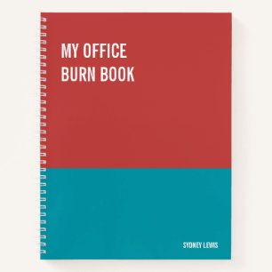 Funny Notebook, Humourous Writing Pad Journal, Not Notebook