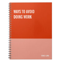 Funny Notebook, Humourous Writing Pad Journal, Not