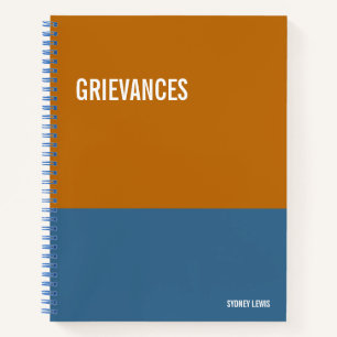 Funny Notebook, Humourous Writing Pad Journal, Not Notebook