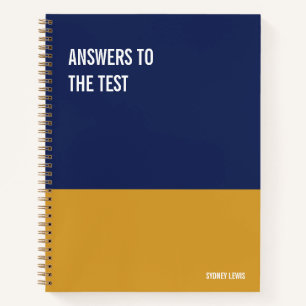 Funny Notebook, Humourous Writing Pad Journal, Not Notebook