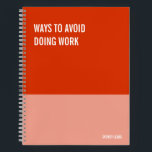 Funny Notebook, Humourous Writing Pad Journal, Not Notebook<br><div class="desc">Funny notebook to use for all your daily reminders,  deep thoughts and grievances,  or for just taking notes at school and work. It makes a great gift.</div>