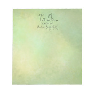 Funny notepad “to do or not to do”