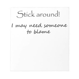 Funny notepads gifts office humour unique gift