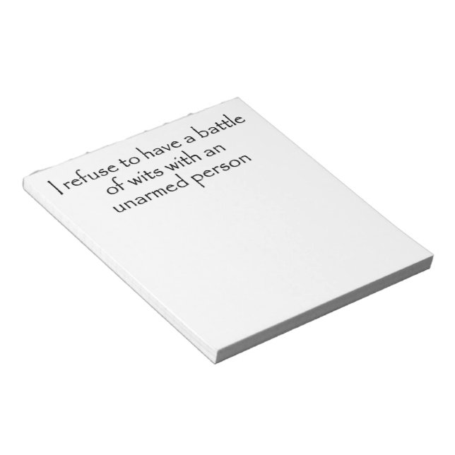 Funny notepads gifts office humour unique gift ide (Angled)