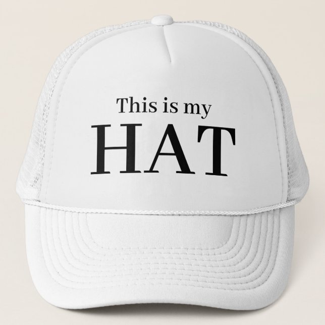 Funny Novelty Baseball C'EST MON Casquette CASQUET (Devant)