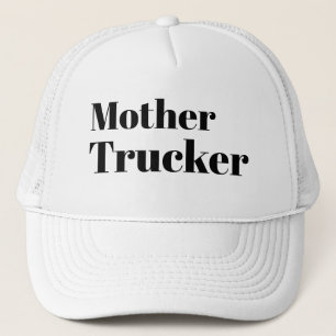 Funny Novelty Baseball MOTHER TRUCKER Hat
