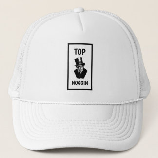 Funny Novelty Baseball TOP NOGGIN Trucker Hat