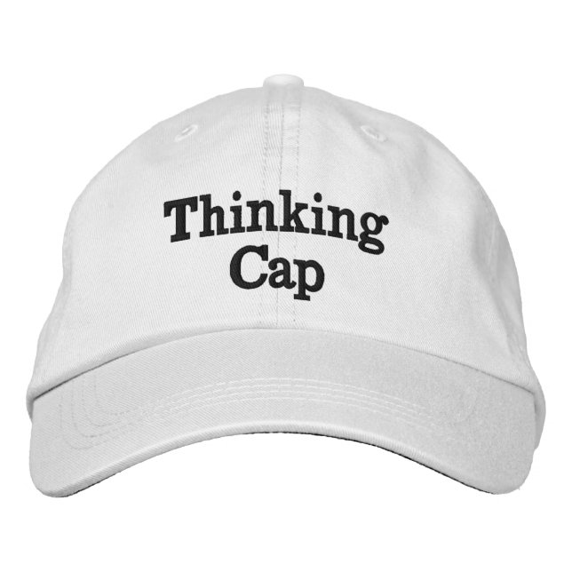 Funny Novelty Broded Baseball THINKING CASQUETTE (Devant)
