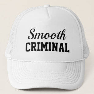 Funny Novelty Fashion SMOOTH CRIMINAL Trucker Hat