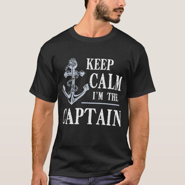 Funny Novelty Gift For Captain T-Shirt (Front)