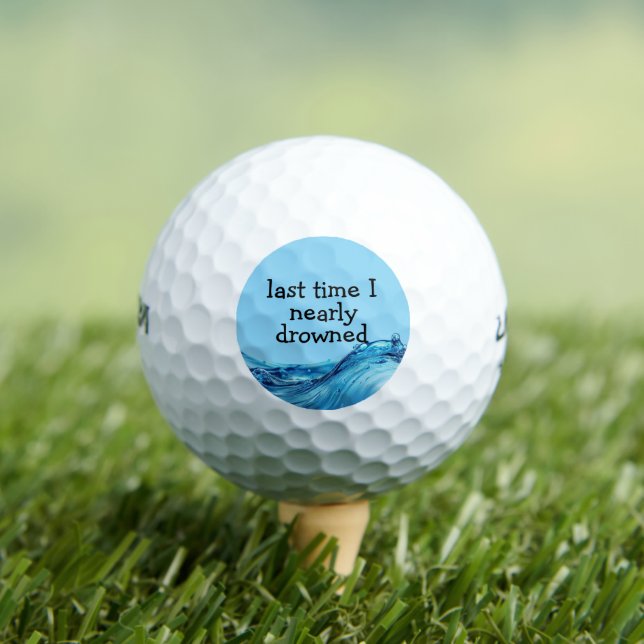 Funny Novelty Men's Golf Balls (Insitu Tee)