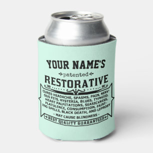 Funny Novelty Personalized Cure-All Vintage Custom Can Cooler
