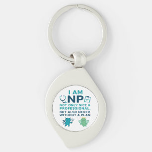 Funny NP Keychain – Nurse Practitioner Gift