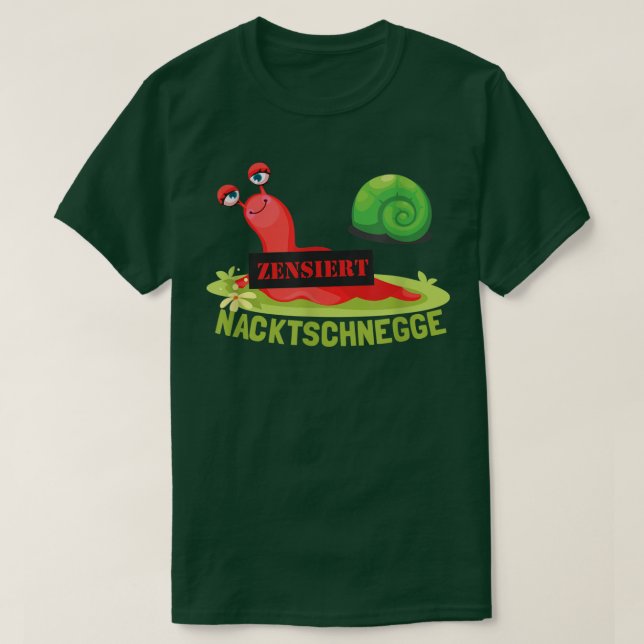 Funny nudibranch slug Fun  T-Shirt (Design Front)
