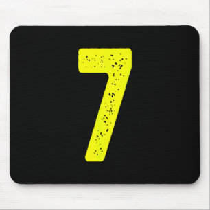 Funny Number 7 67 Meme Costume Matching Group Hall Mouse Pad