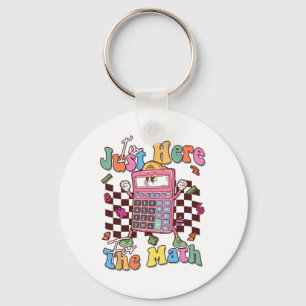 Funny Number Day Maths Day Calculator Teacher Stud Keychain