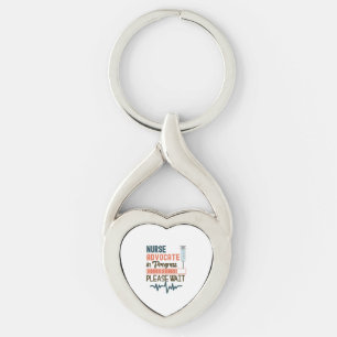 Funny Nurse Advocate Gift  Nurse Advocate In Progr Keychain