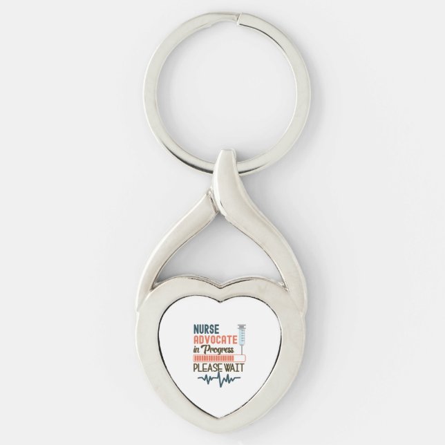 Funny Nurse Advocate Gift  Nurse Advocate In Progr Keychain (Front)