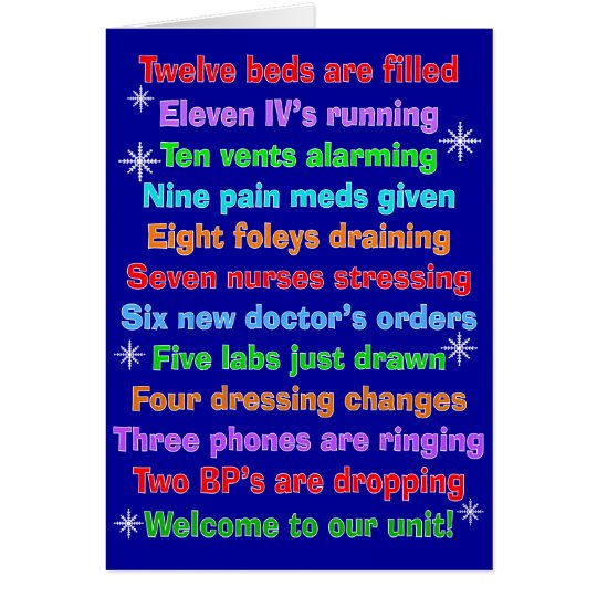 Funny Nurse Christmas Cards