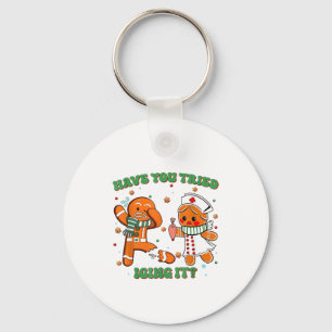 Funny Nurse Christmas, Have You Tried Icing It Keychain