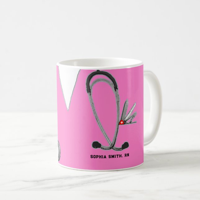 Funny Nurse Coffee Mug (Front Right)