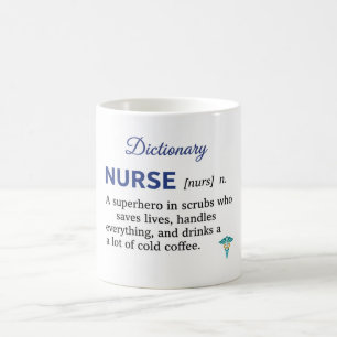 Funny Nurse Definition Gift Coffee Mug