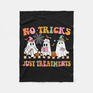 Funny Nurse Ghost For Scrub Life & Nursing Hal Fleece Blanket