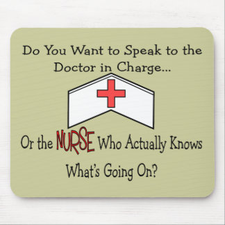 Funny Nurse Gifts Mouse Pad