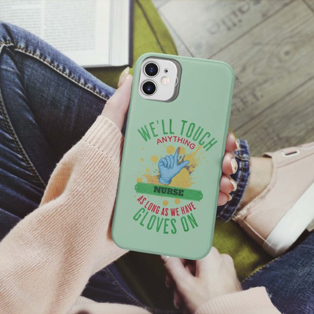 Funny Nurse Glove Custom (Medical Job) Case-Mate iPhone Case (Creator Uploaded)