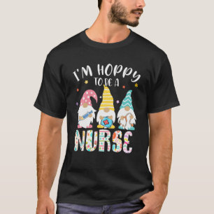 Funny Nurse Gnomes Easter Day Gnomies Bunny Eggs R T-Shirt