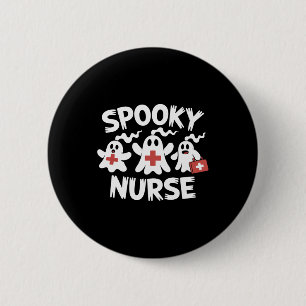 Funny Nurse Halloween 2 Inch Round Button
