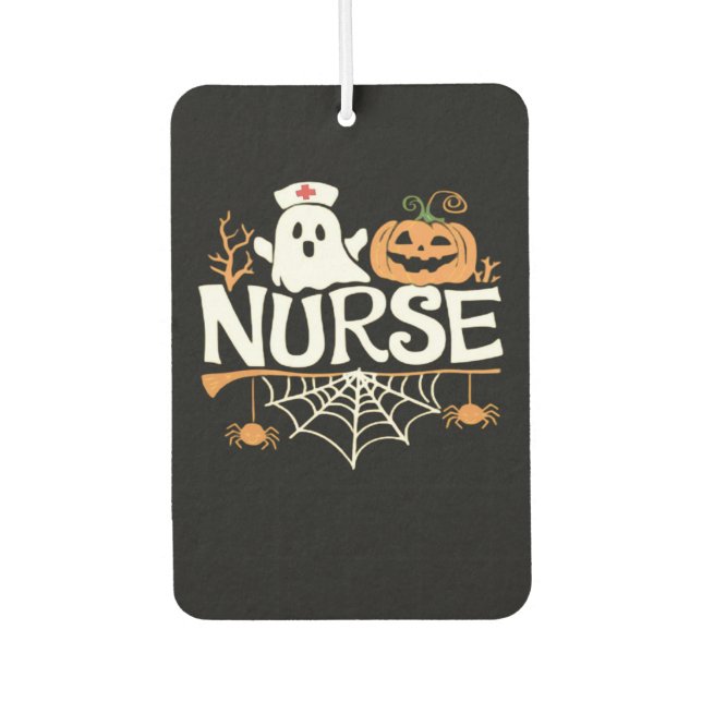 Funny Nurse Halloween Ghost Design Essential T-Shi Air Freshener (Front)