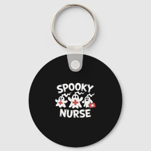 Funny Nurse Halloween Keychain