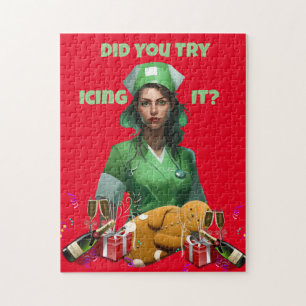 Funny Nurse Icing It Thunder_Cove Jigsaw Puzzle