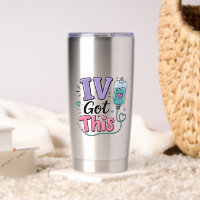 Funny Nurse IV Got This Button