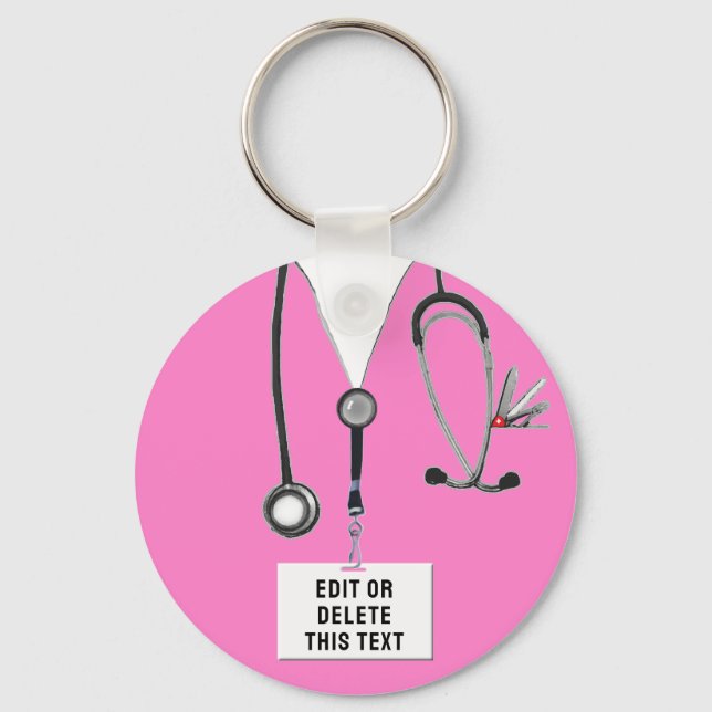 Funny Nurse Keychain (Front)