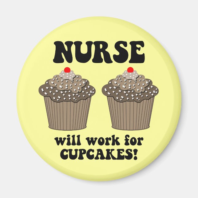 Funny nurse magnet (Front)