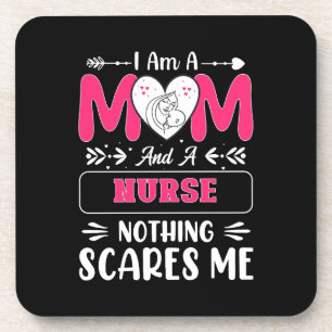 Funny Nurse Mom, Nurse Mom funny quotes Coaster