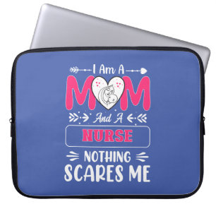 Funny Nurse Mom, Nurse Mom funny quotes Laptop Sleeve