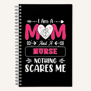 Funny Nurse Mom, Nurse Mom funny quotes Notebook