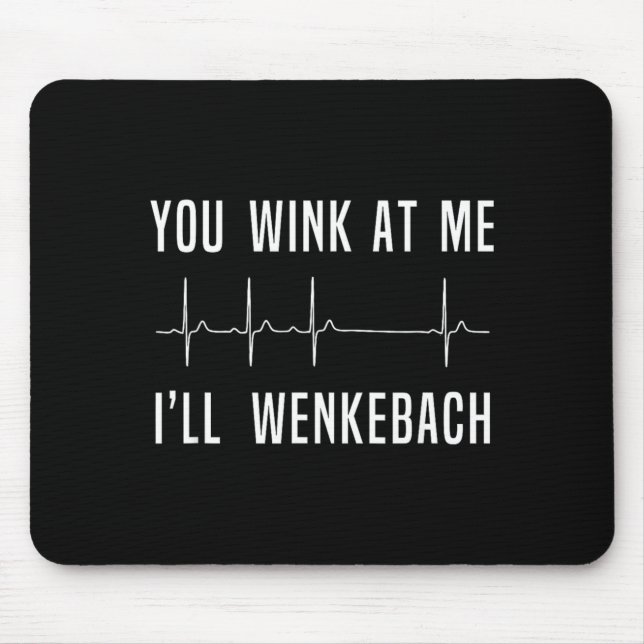 Funny Nurse Mouse Pad (Front)