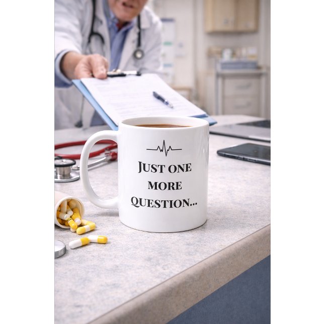 Funny Nurse Mug “One More Question” Custom Name (Creator Uploaded)